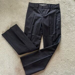 Banana Republic Martin 8R gray pinstripe trouser